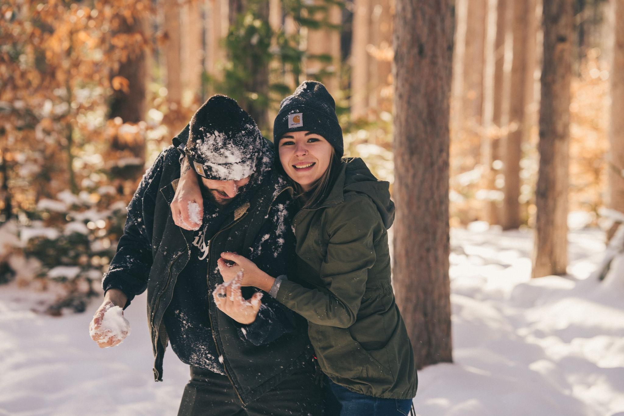 Snowball fight!