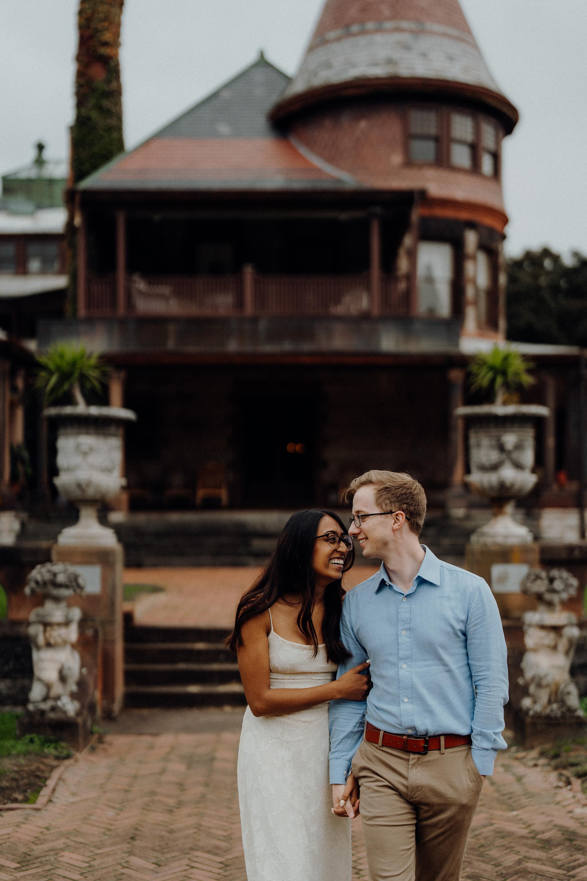 Engagement Session at Sonnenberg Gardens - Canandaigua NY