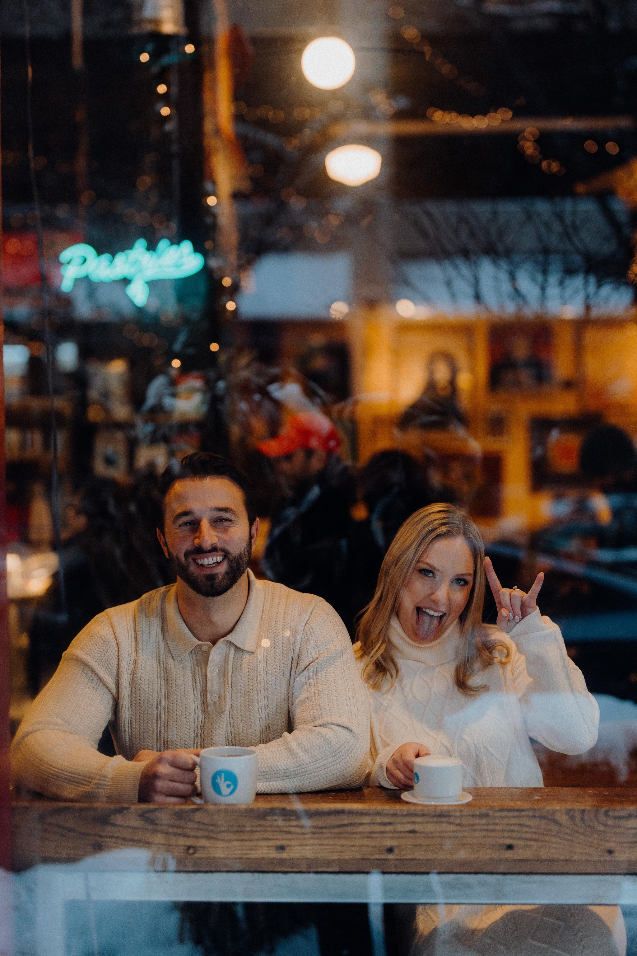 A Winter Engagement Session in Rochester, NY: Rebecca & Mike